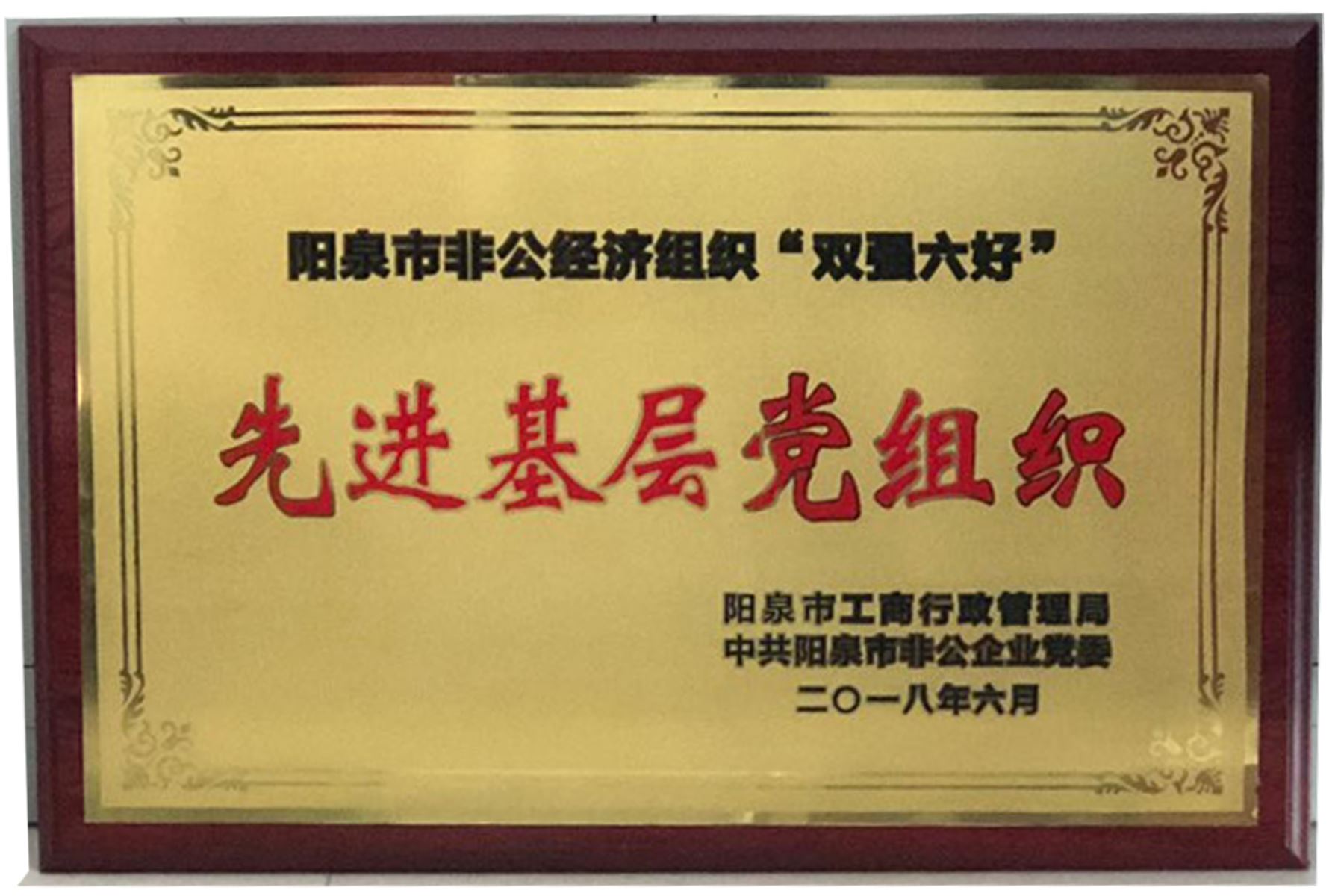 山西嘉盛工程造价咨询有限公司党支部荣获 “先进基层党组织”称号